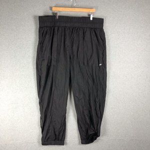 NWT Fabletics Ultra High Waisted Piped Nylon Pant Black Size 4X